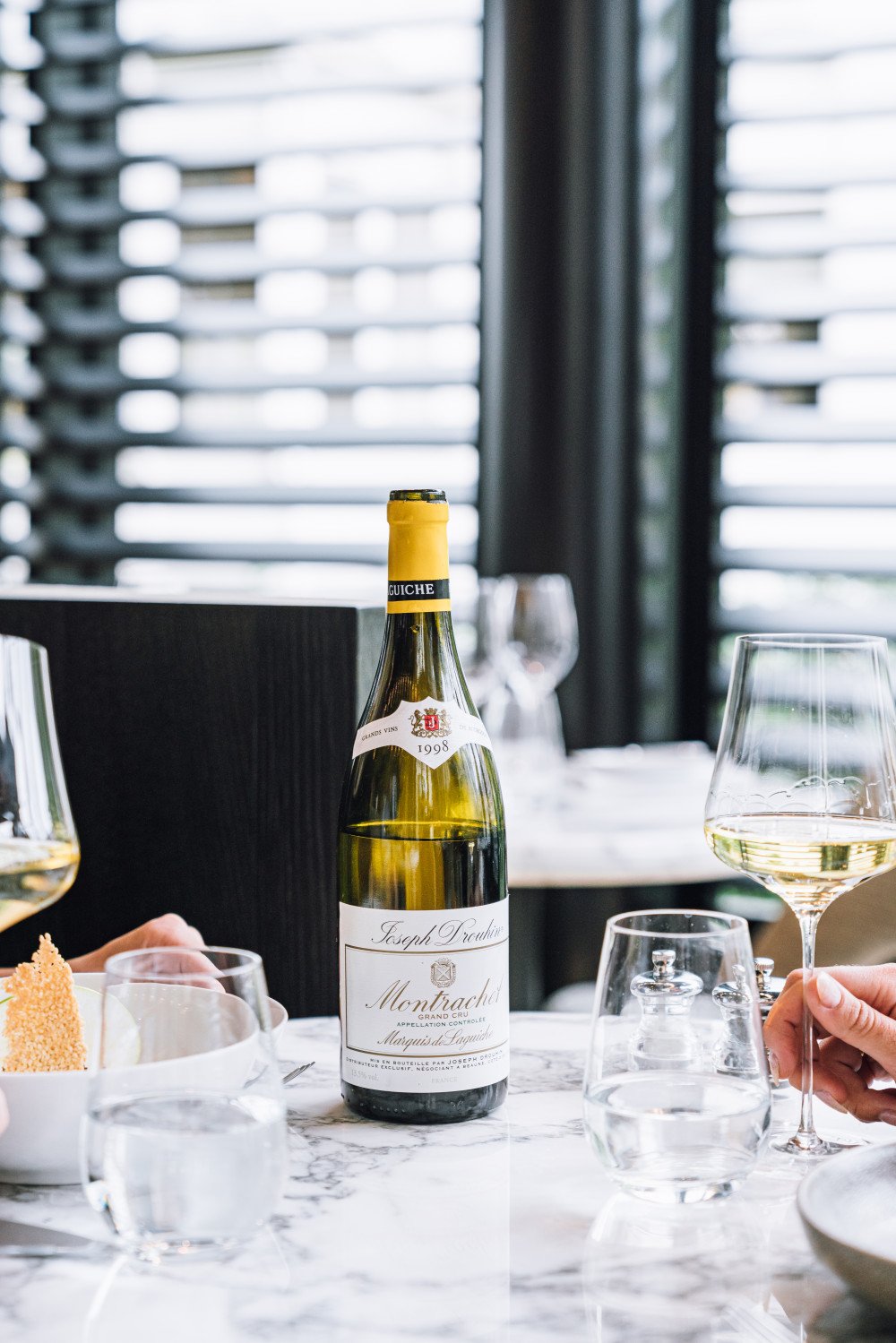 Joseph Drouhin Marquis de Laguiche Montrachet lunch in style 