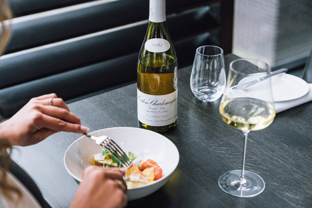 renowned Grand Cru white Burgundy wine Leroy