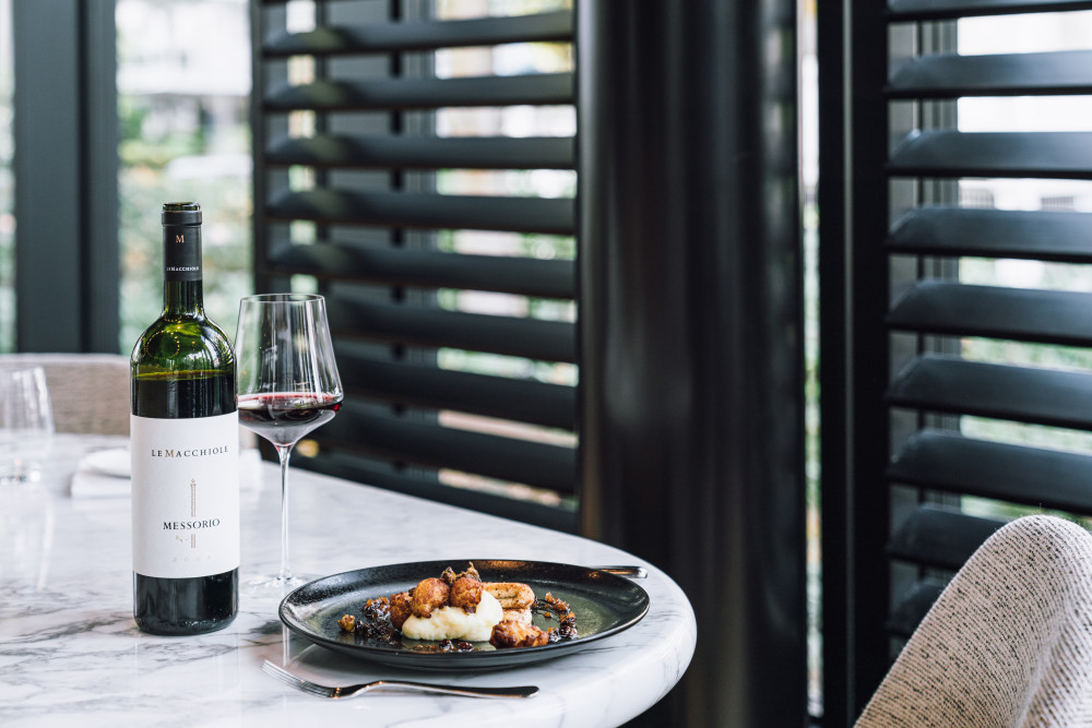 flagship wine one of the best Italian Merlot Messorio Le Macchiole