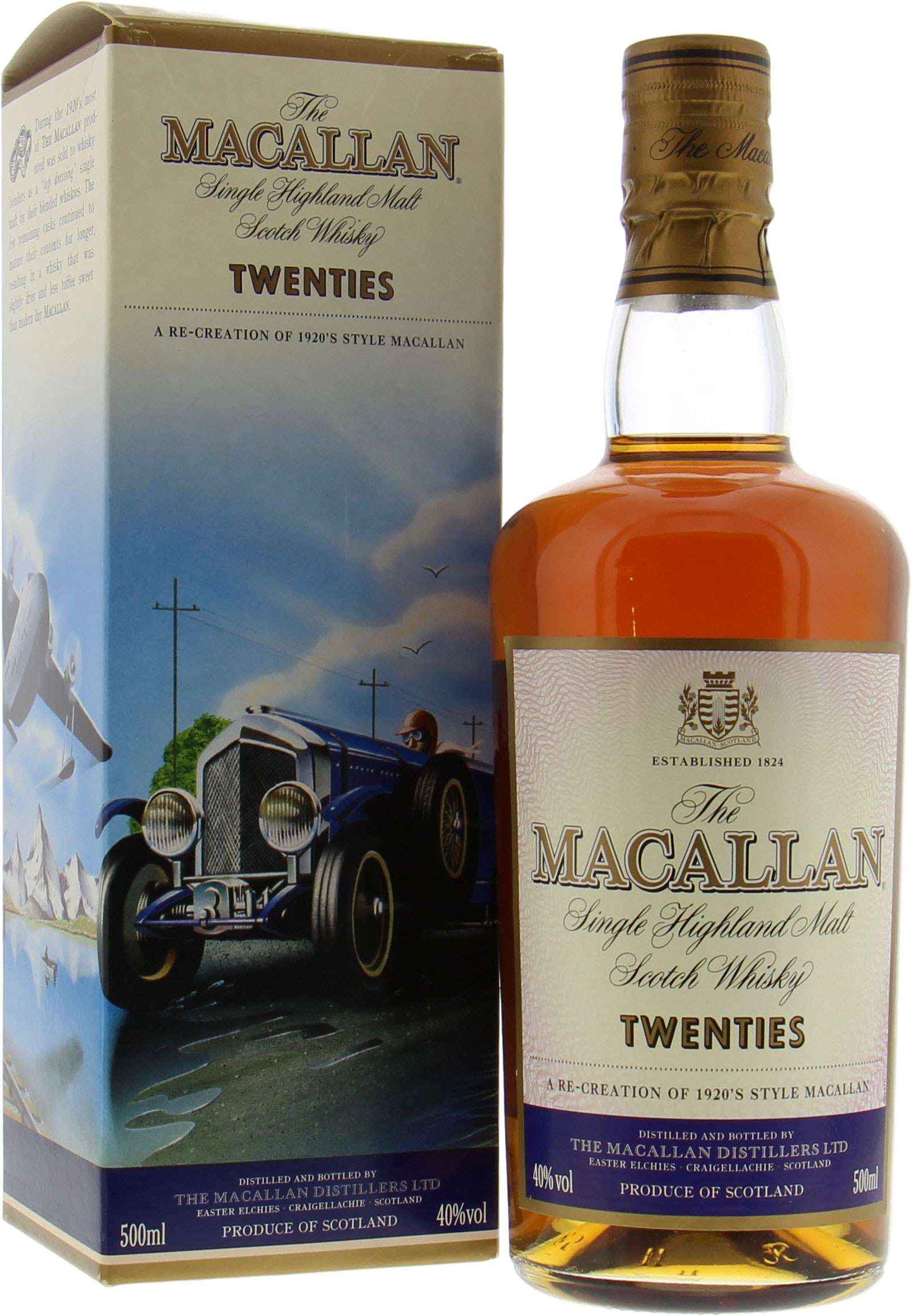 Macallan - Travel Series Twenties 40% NV In Original Container