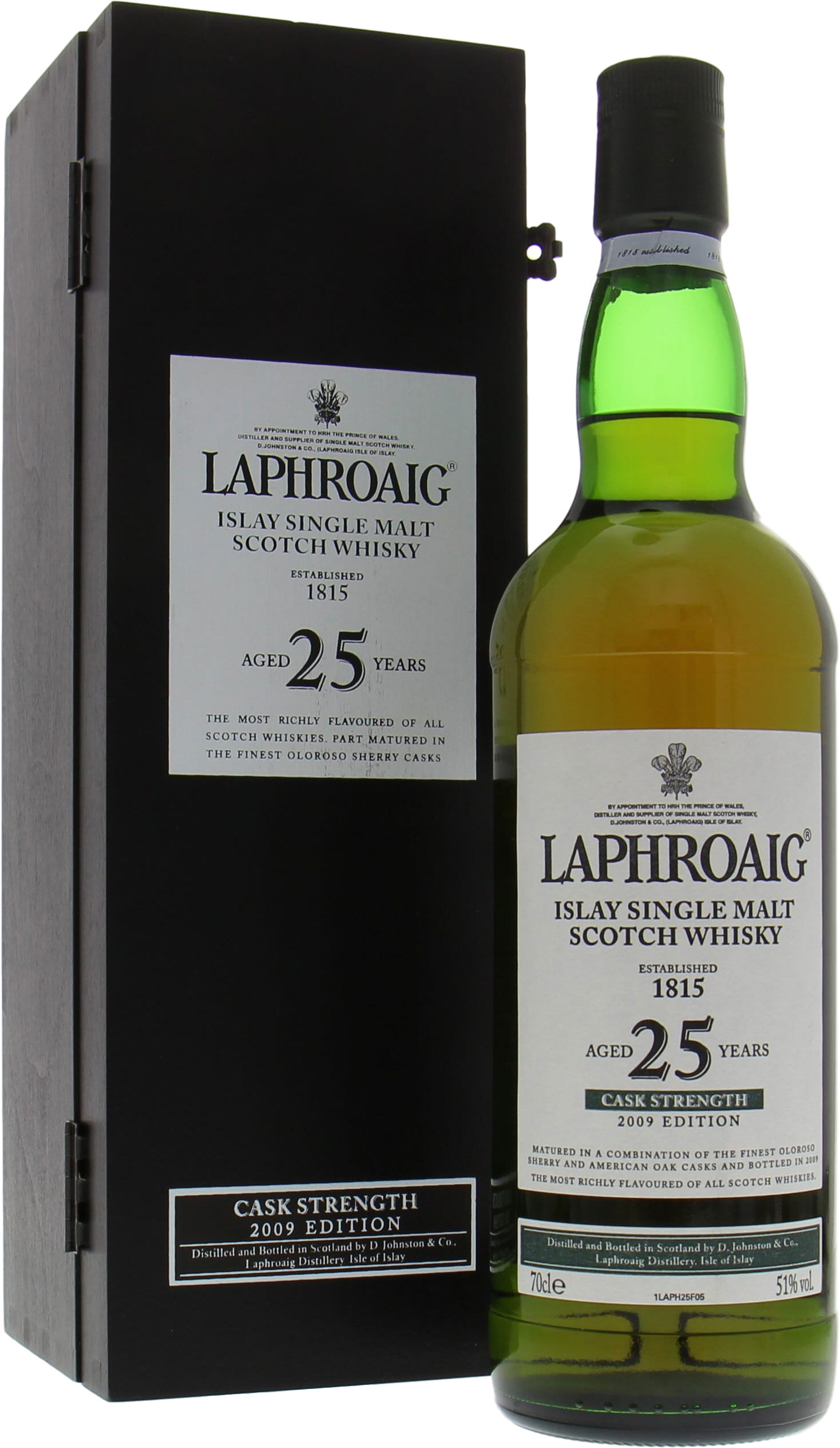 Laphroaig - 25 Years Old Cask Strength Edition 51% 2009