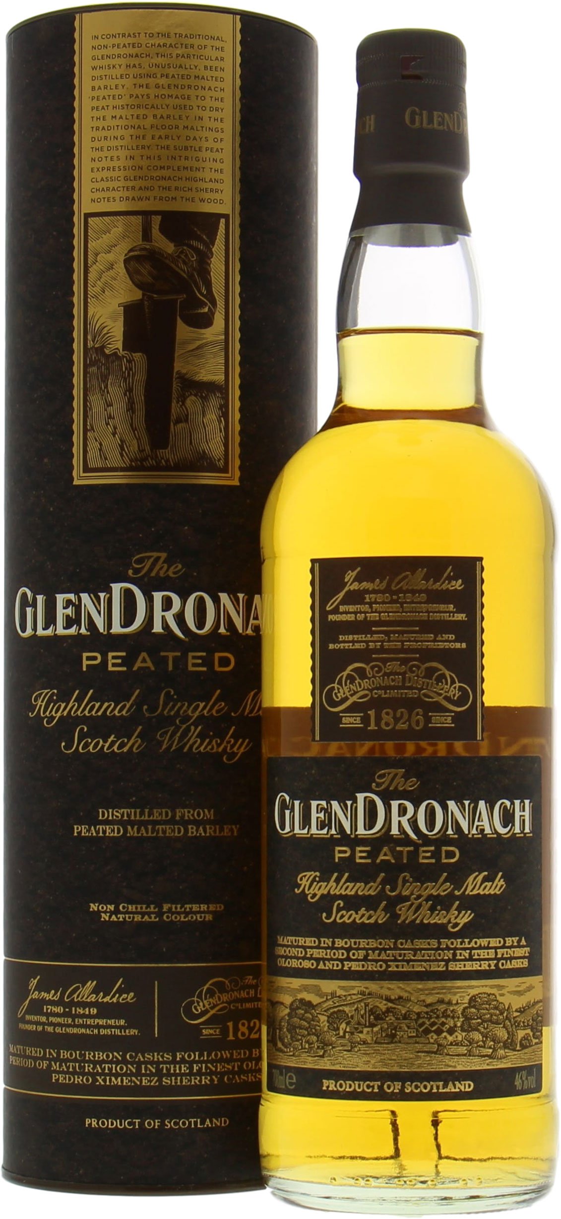 Glendronach - Peated 46% NV In Original Container