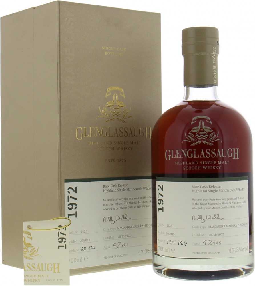 Glenglassaugh - 42 Years Old Rare Cask Release Batch 2 Cask 2125 47.3% 1972 In Original Container