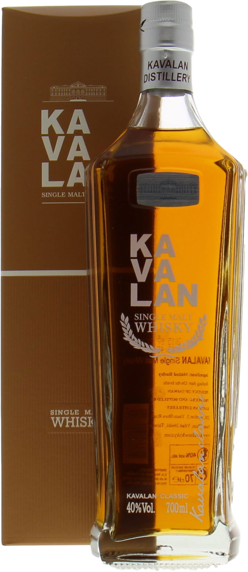 Kavalan - Single Malt Whisky 40% NV In Original Container