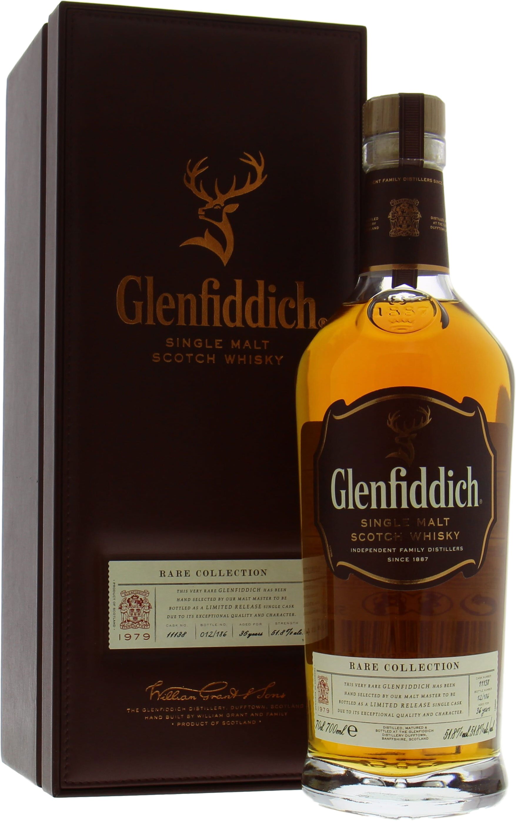Glenfiddich - Rare Collection 36 Years Old Cask 11138 51.8% 1979