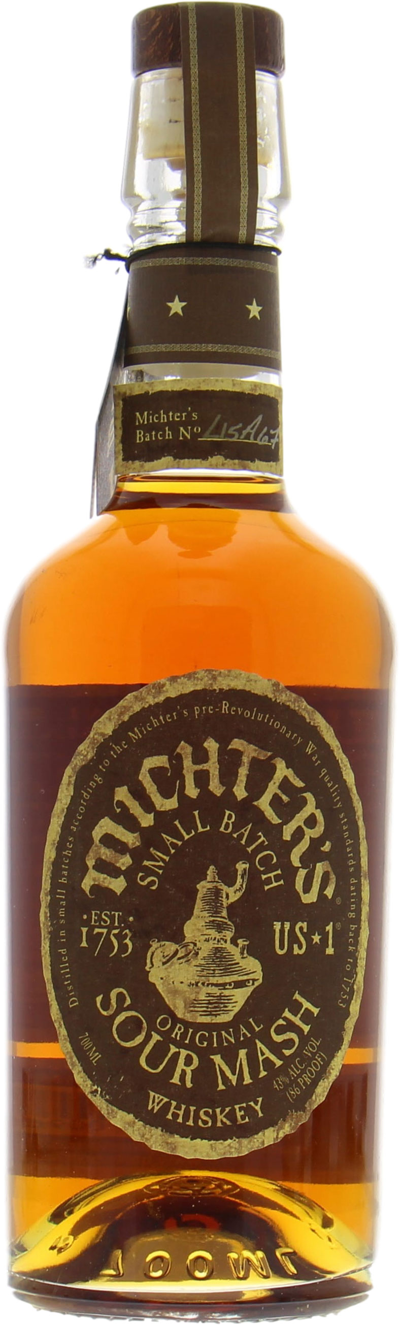 Michter's Distillery - US*1 Small Batch Sour Mash 43% NV Perfect