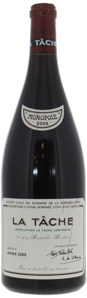Domaine de la Romanee Conti - La Tache 2009 Bottle number digitally removed