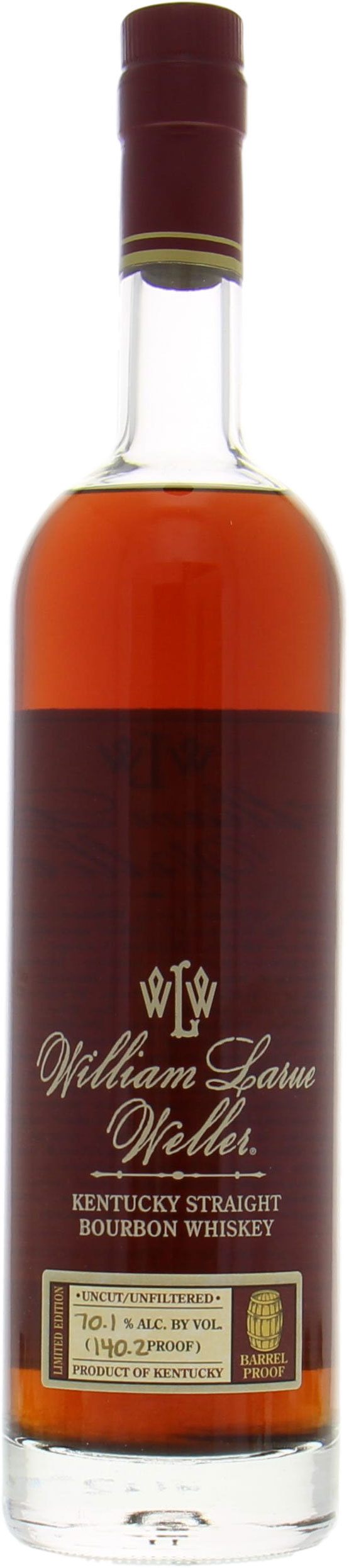 Buffalo Trace - William Larue Weller 12 Years Old Limited Edition 140.2 Proof 70.1% 2002