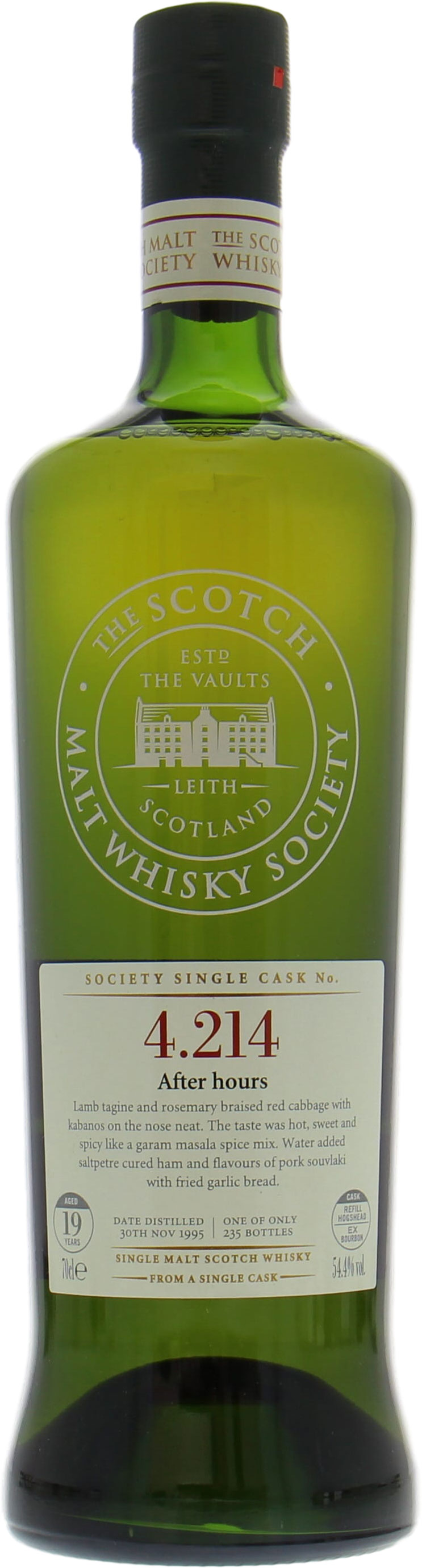 Highland Park - 19 Years Old SMWS 4.214 After Hours 54.5.% 1995 Perfect