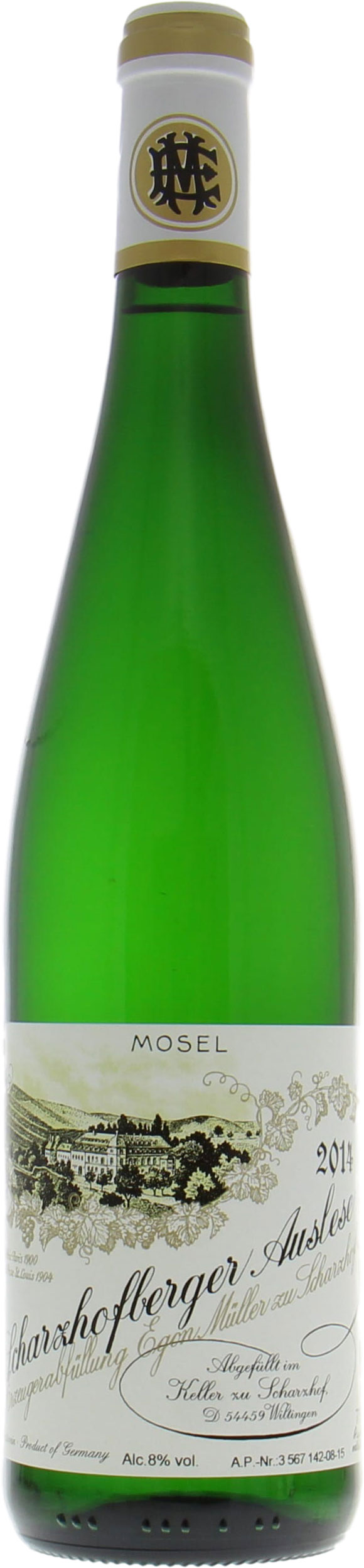 Egon Muller - Scharzhofberger Riesling Auslese 2014 Perfect