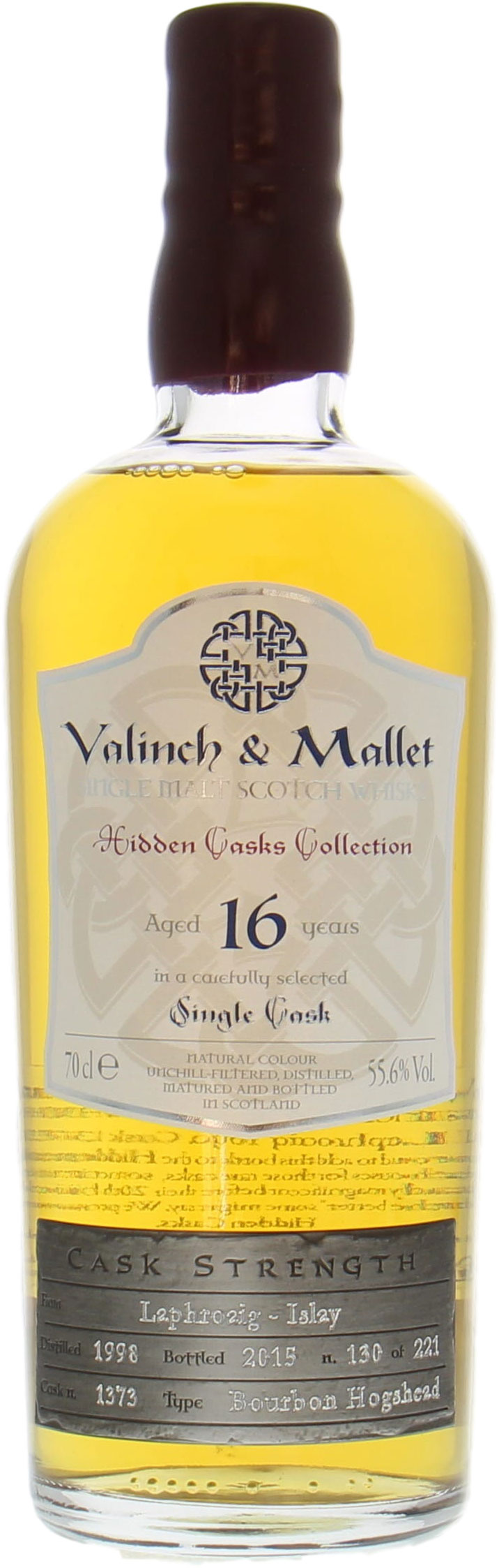 Laphroaig - 16 Years Old Valinch & Mallet Cask 1373 55.6% 1998 Perfect