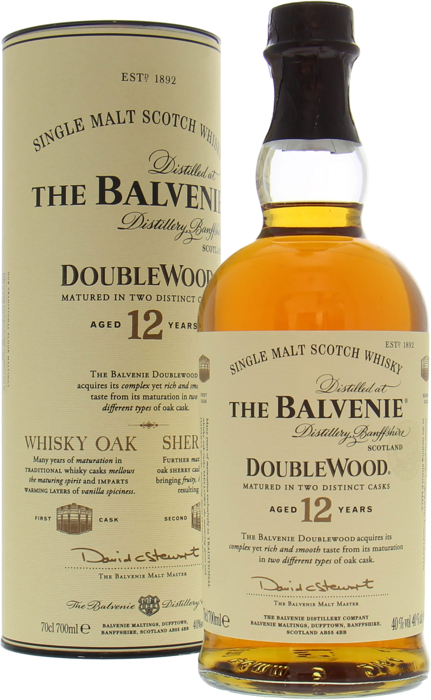 Balvenie - 12 Years Old DoubleWood 40% NV Perfect