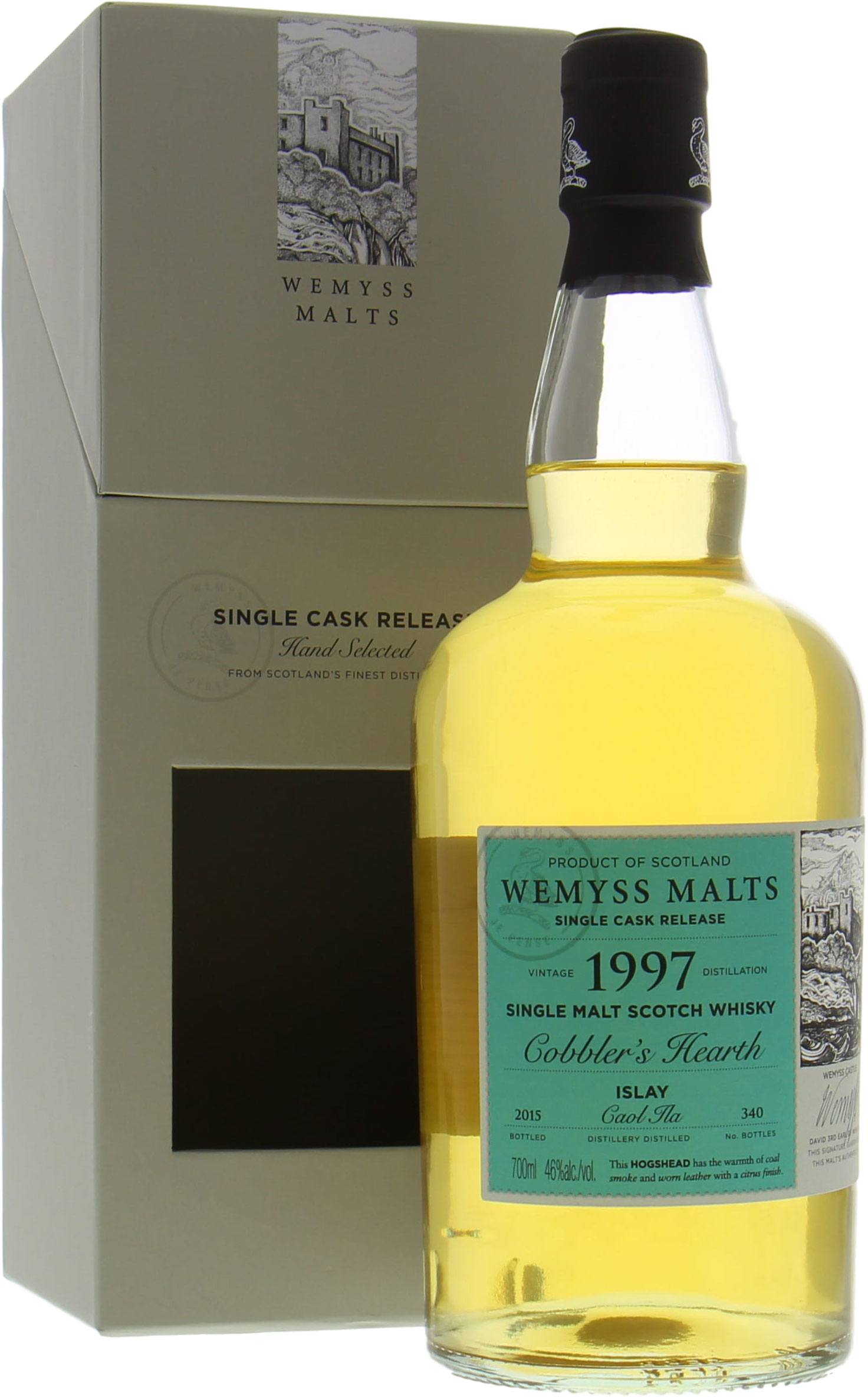 Caol Ila - Wemyss Malts Cobbler's Hearth 1997 46% 1997 In Original Container