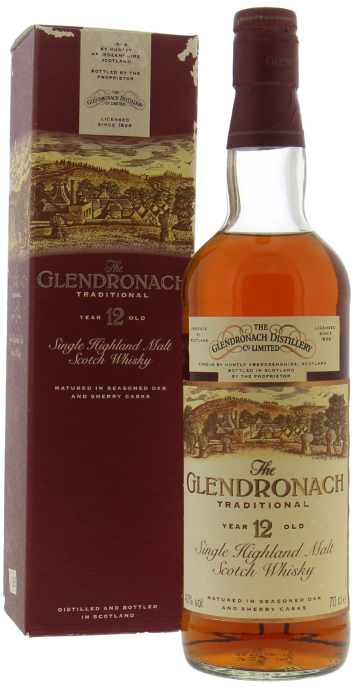 Glendronach - 12 Years Old Traditional Old 90's botteling 43% NV