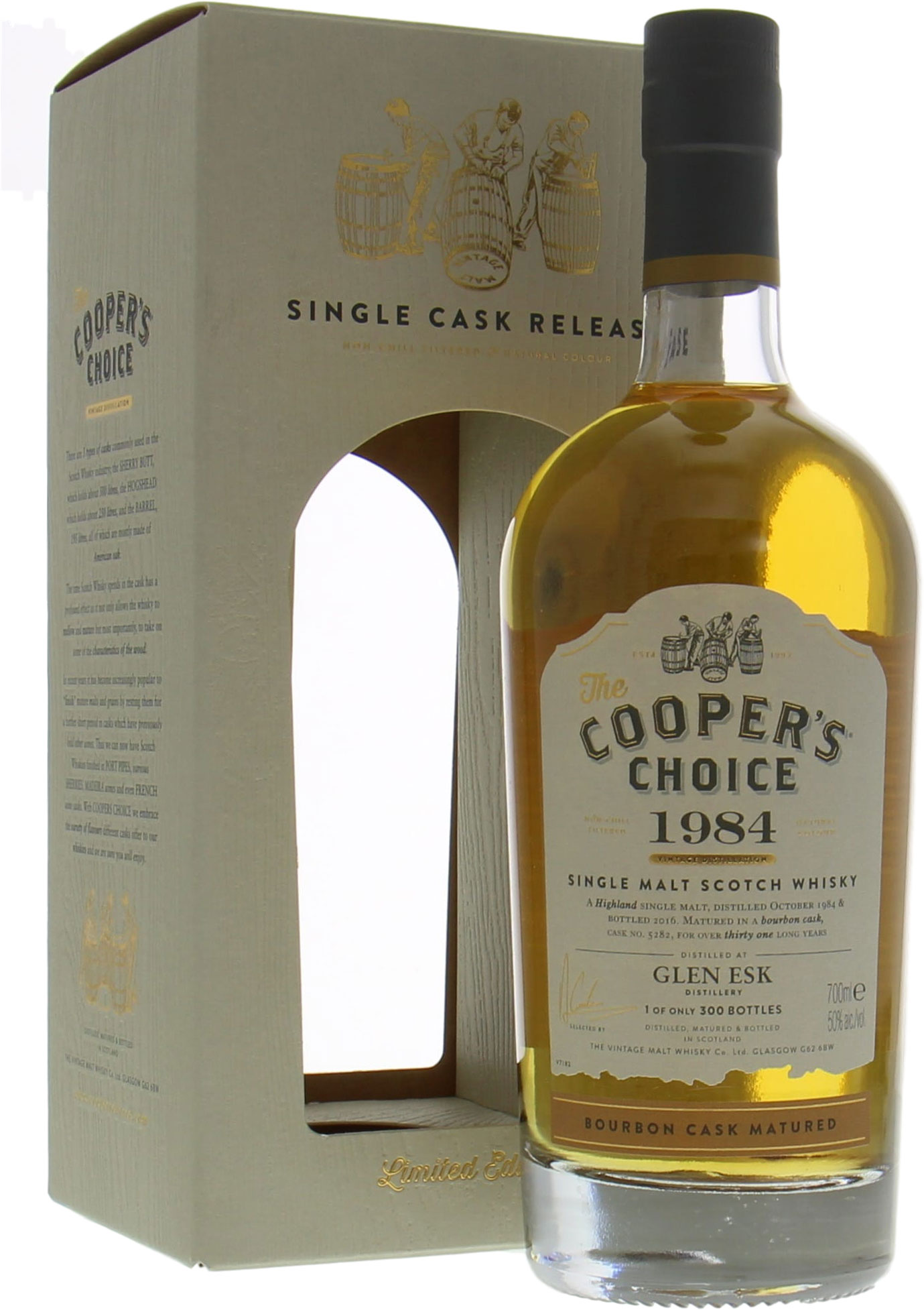 Glenesk - 31 Years Old Cooper's Choice Cask 5282 50% 1984