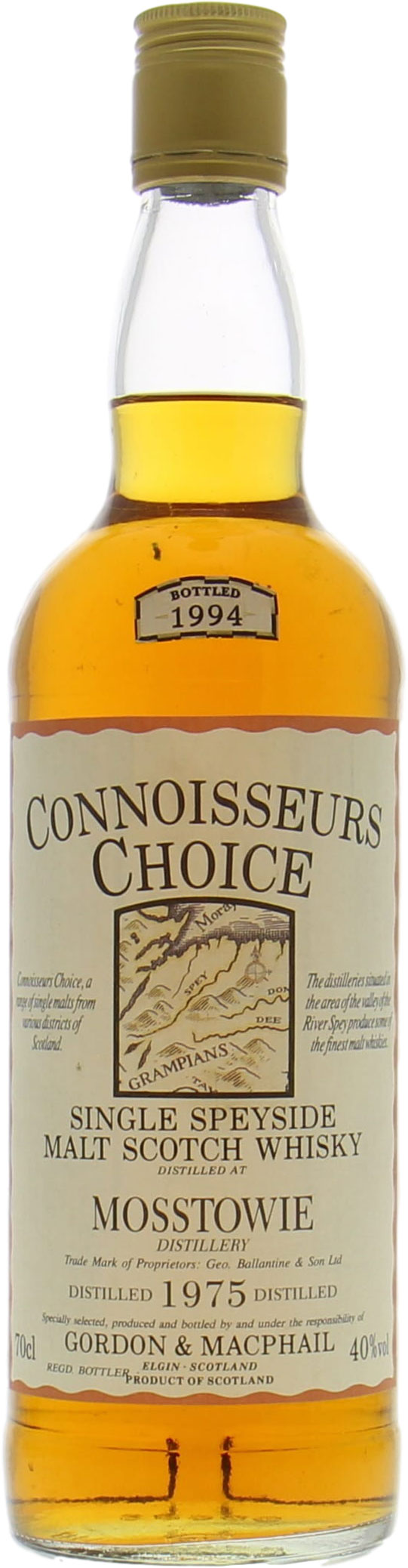 Mosstowie - 1975 Connoisseurs Choice 40% 1975 Perfect