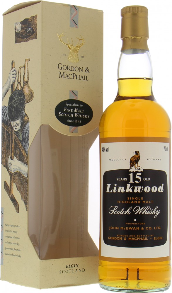Linkwood - 15 Years Old Gordon & MacPhail 40% NV