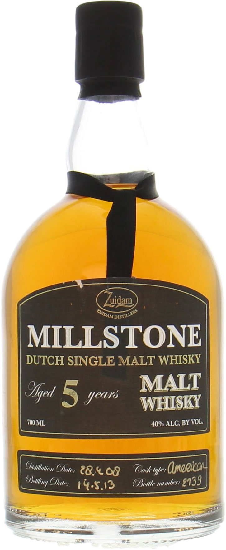 Millstone - 5 Years Old Dutch Single Malt 40% 2008 Perfect