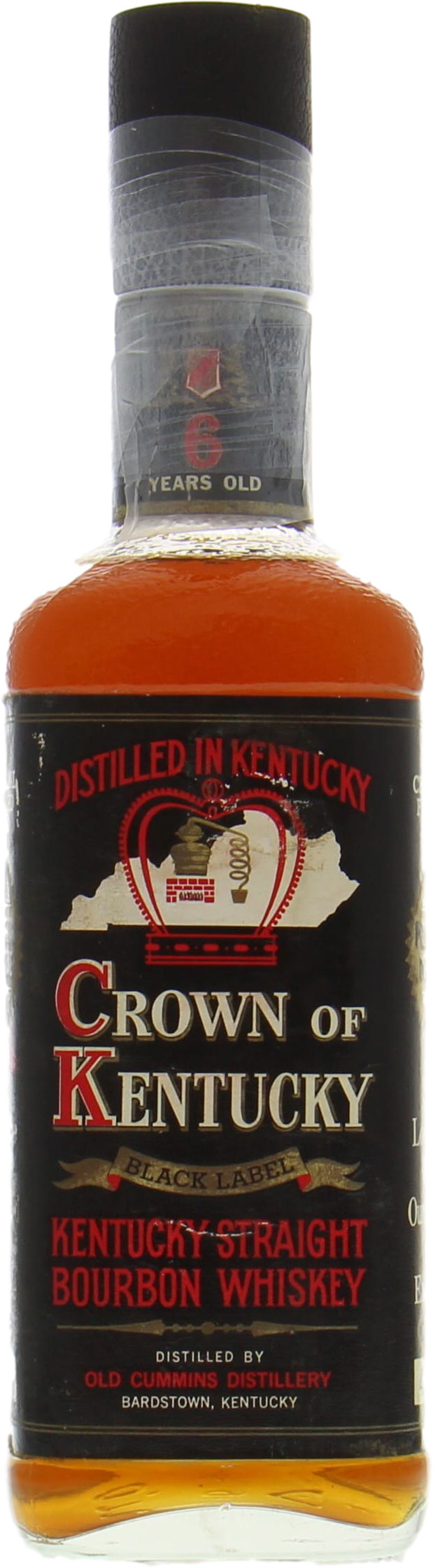 Old Cummins Distillery - 6 Years Old Crown Of Kentucky Black Label 43% NV Perfect