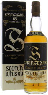 Springbank - 15 Years Old Black Label Cork stopper 46% NV