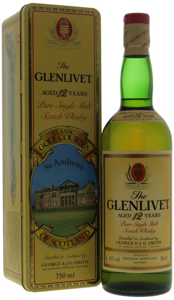 Glenlivet - 12 Years Old Classic Golf Courses of Scotland St Andrews 43% NV