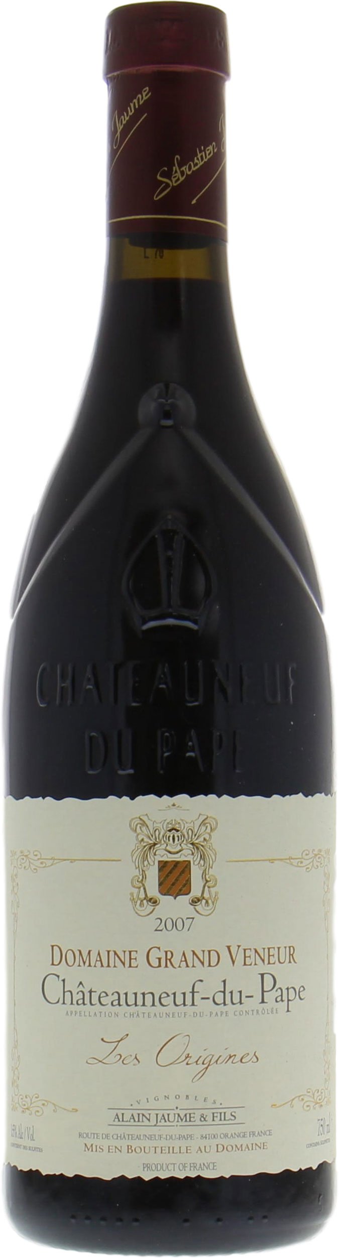 Domaine Grand Veneur - Chateauneuf du Pape Cuvee les Origines 2007 Perfect