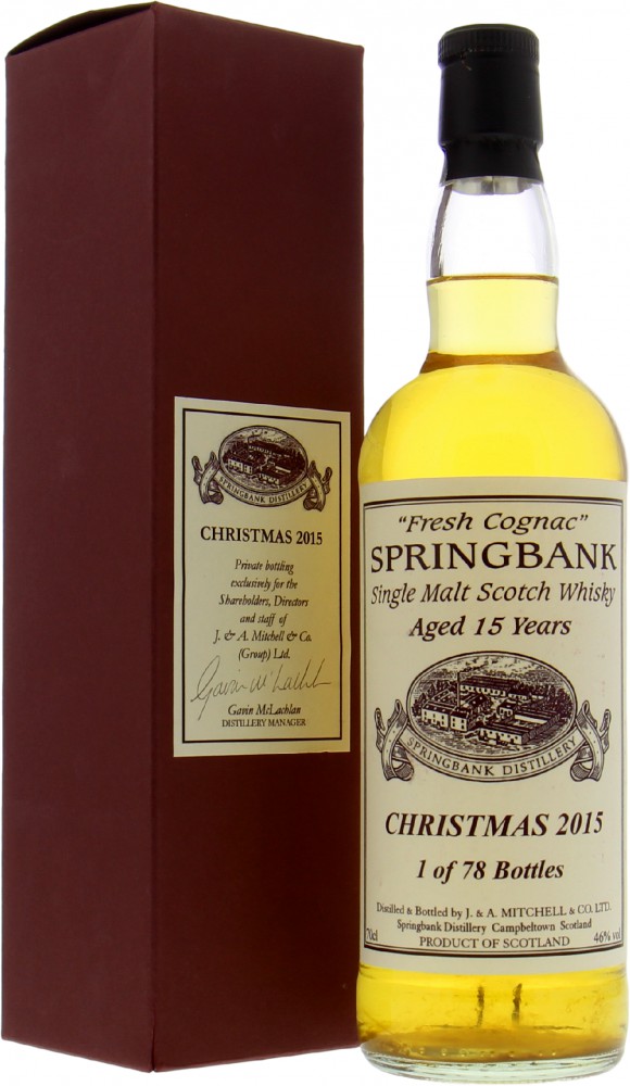 Springbank - Christmas 2015 46% NV