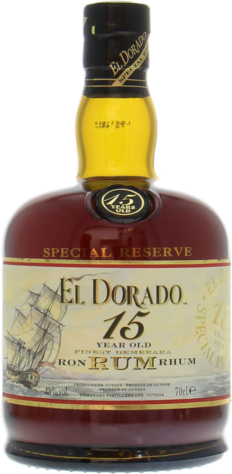 El Dorado - Demerara 15 years 43% NV