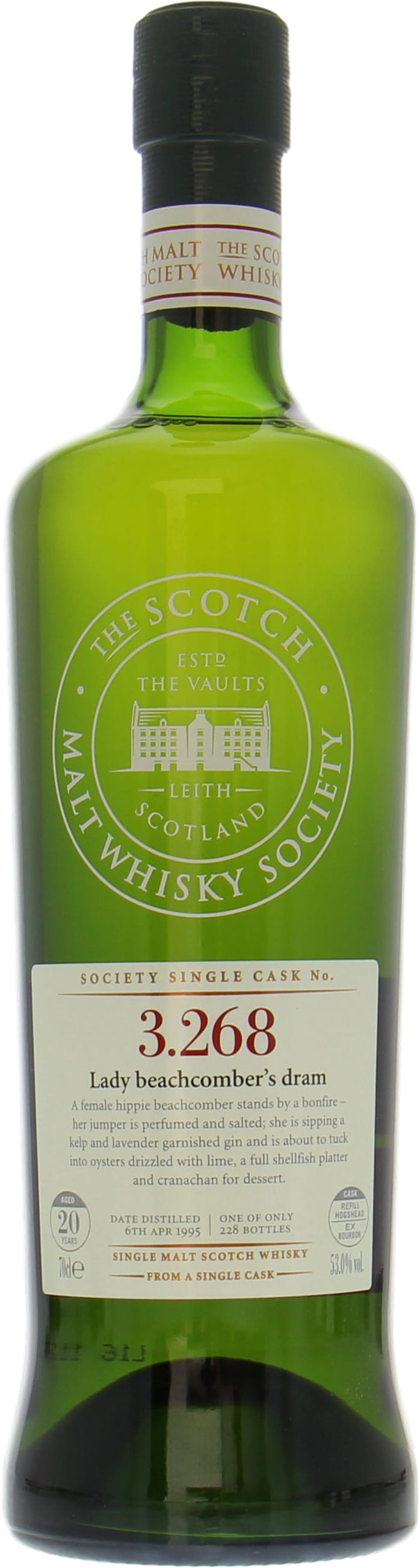 Bowmore - 20 Years Old SMWS 3.268 Lady beachcomber's dram 53% 1995 Perfect
