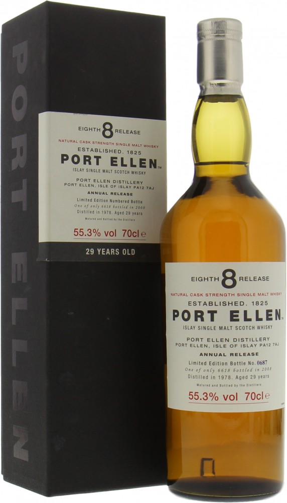 Port Ellen - 8th Annual Release 29 Years Old 55.3% 1978 In Original Container