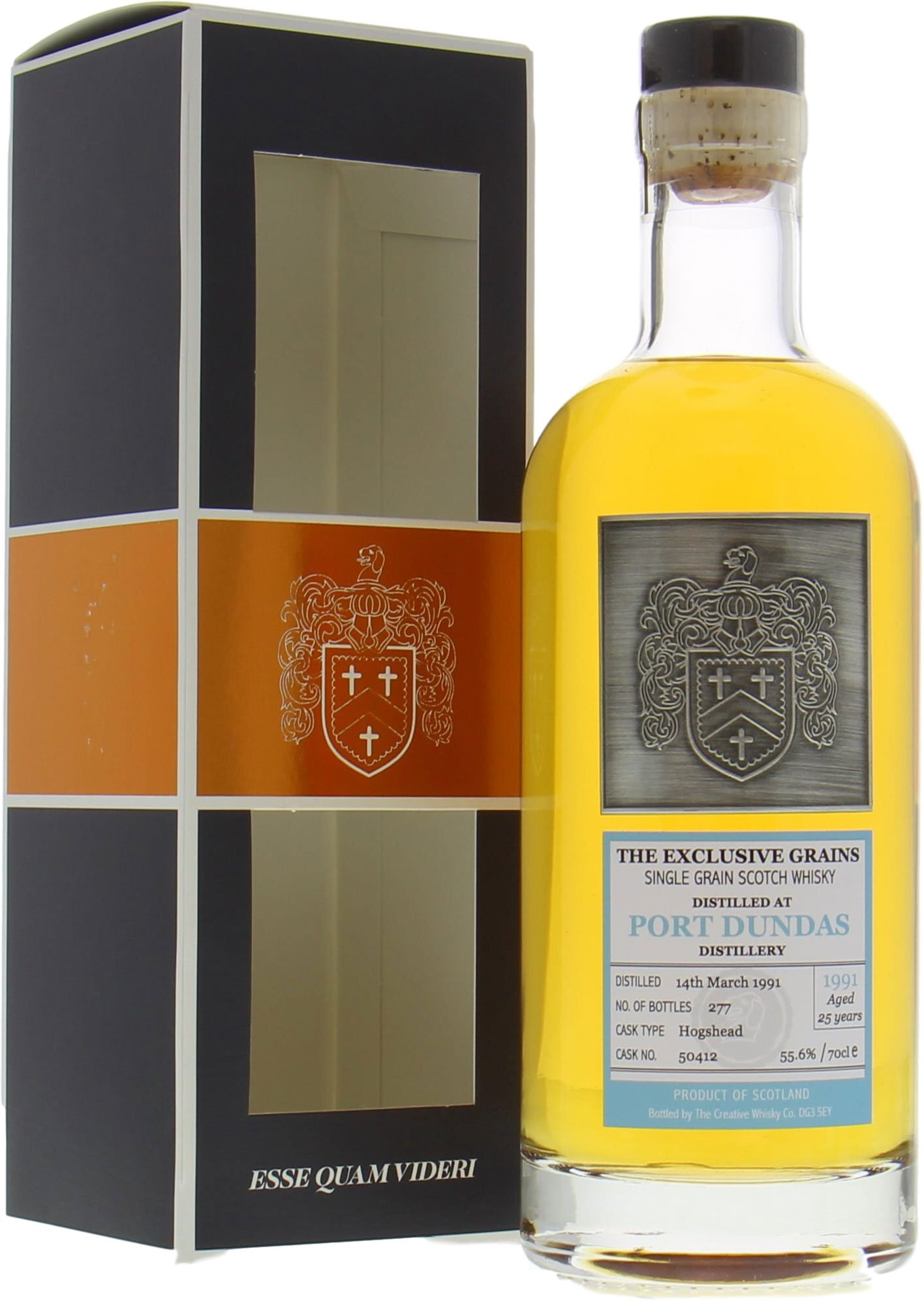Port Dundas - 25 Years Old The Creative Whisky Company 55.6% 1991 In Original Container
