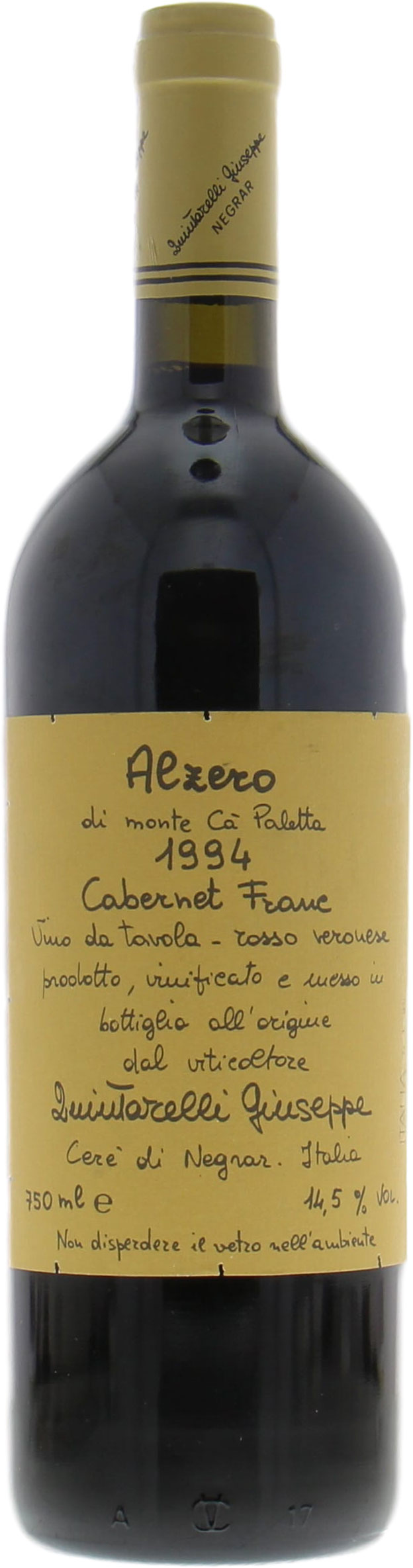 Quintarelli  - Alzero Cabernet 1994 Perfect