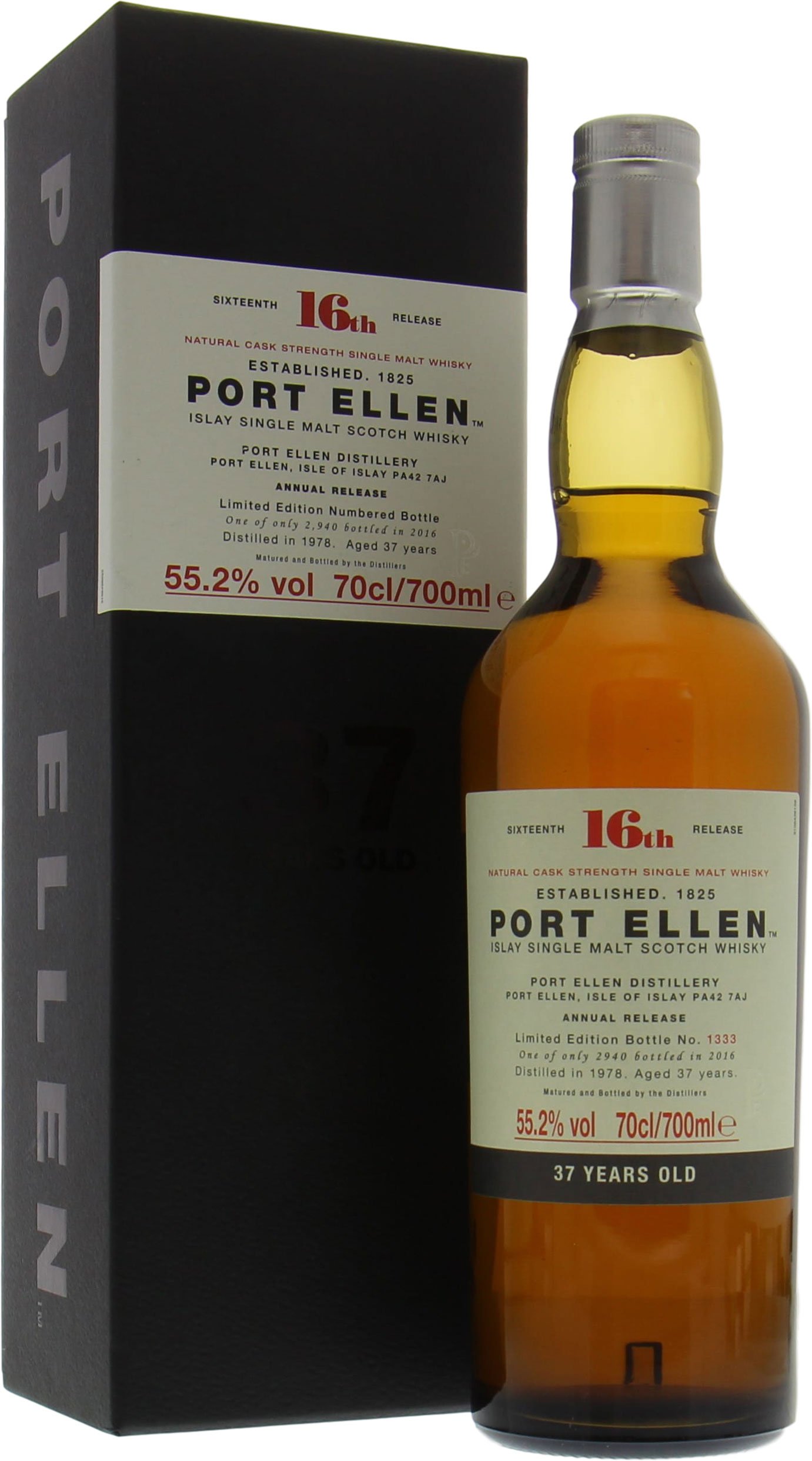 Port Ellen - 16th Annual Release 37 Years Old 55.2% NV In Original Container