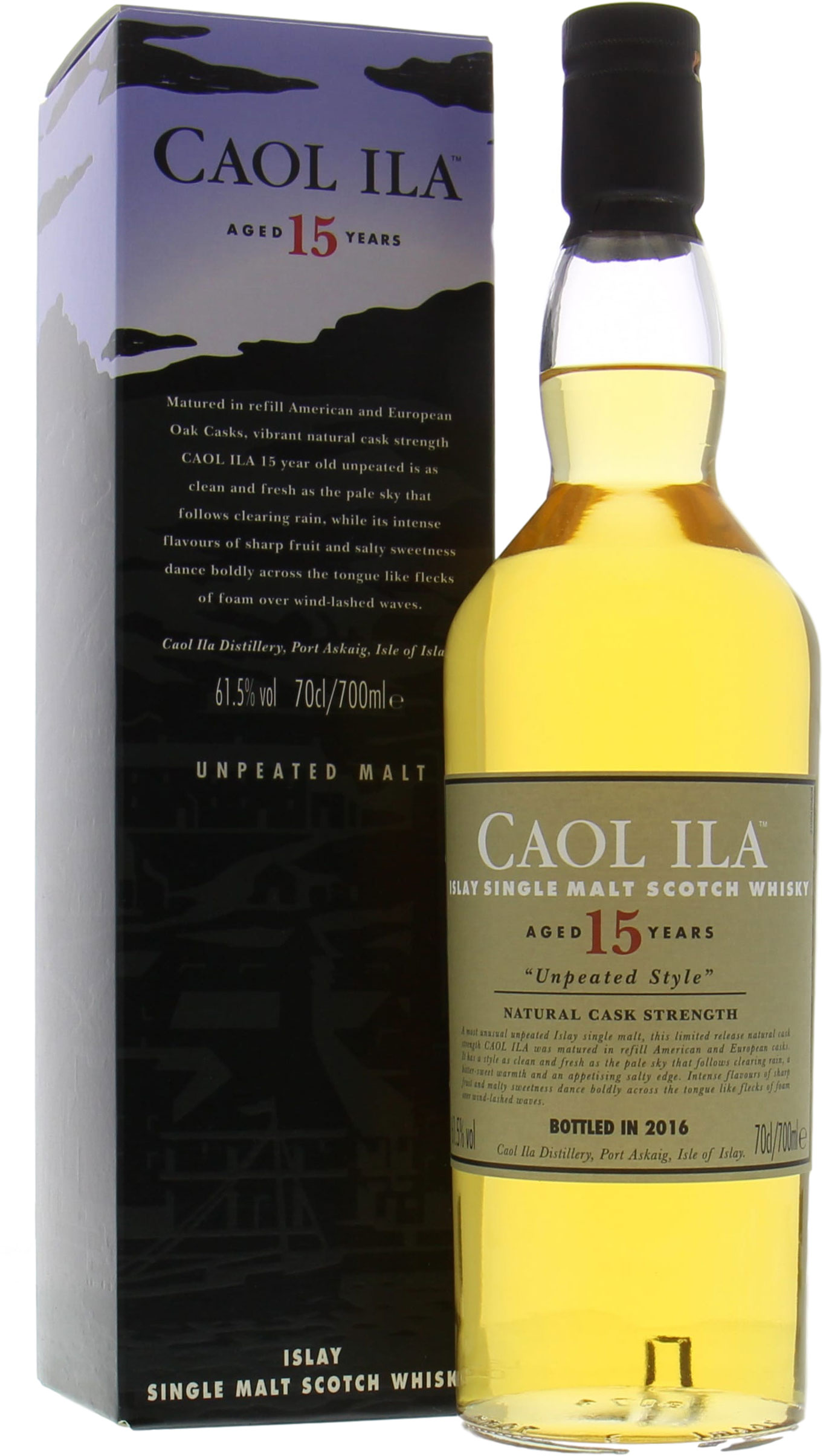 Caol Ila - 15 Years Old Unpeated Style Special Release 2016 61.5% nv In Original Container