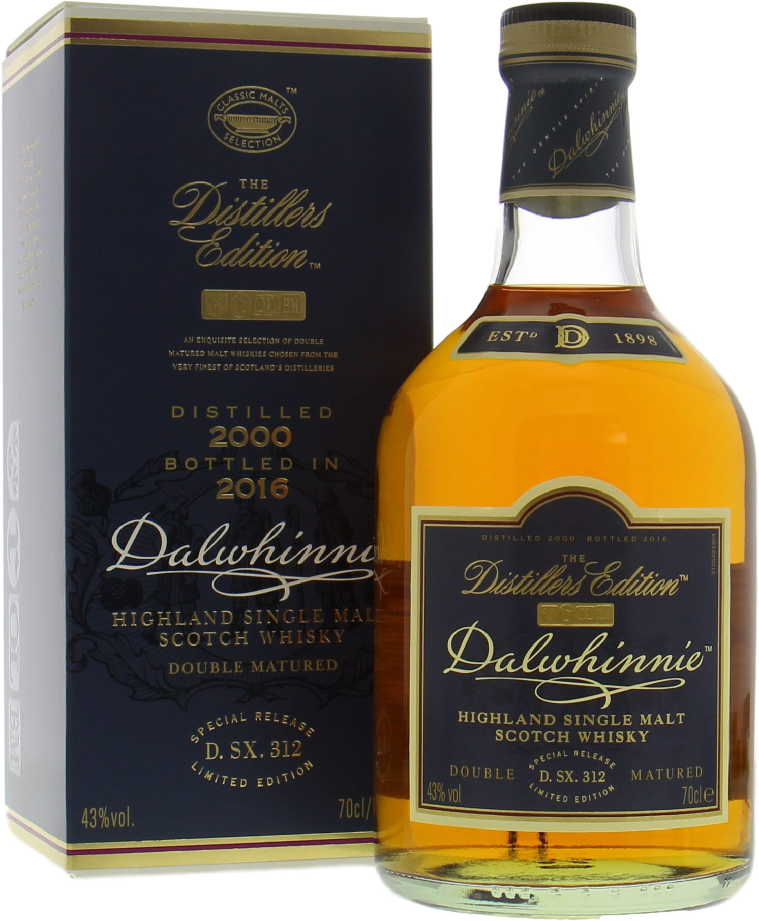 Dalwhinnie - Distillers Edition 2016 43% nv In Original Container