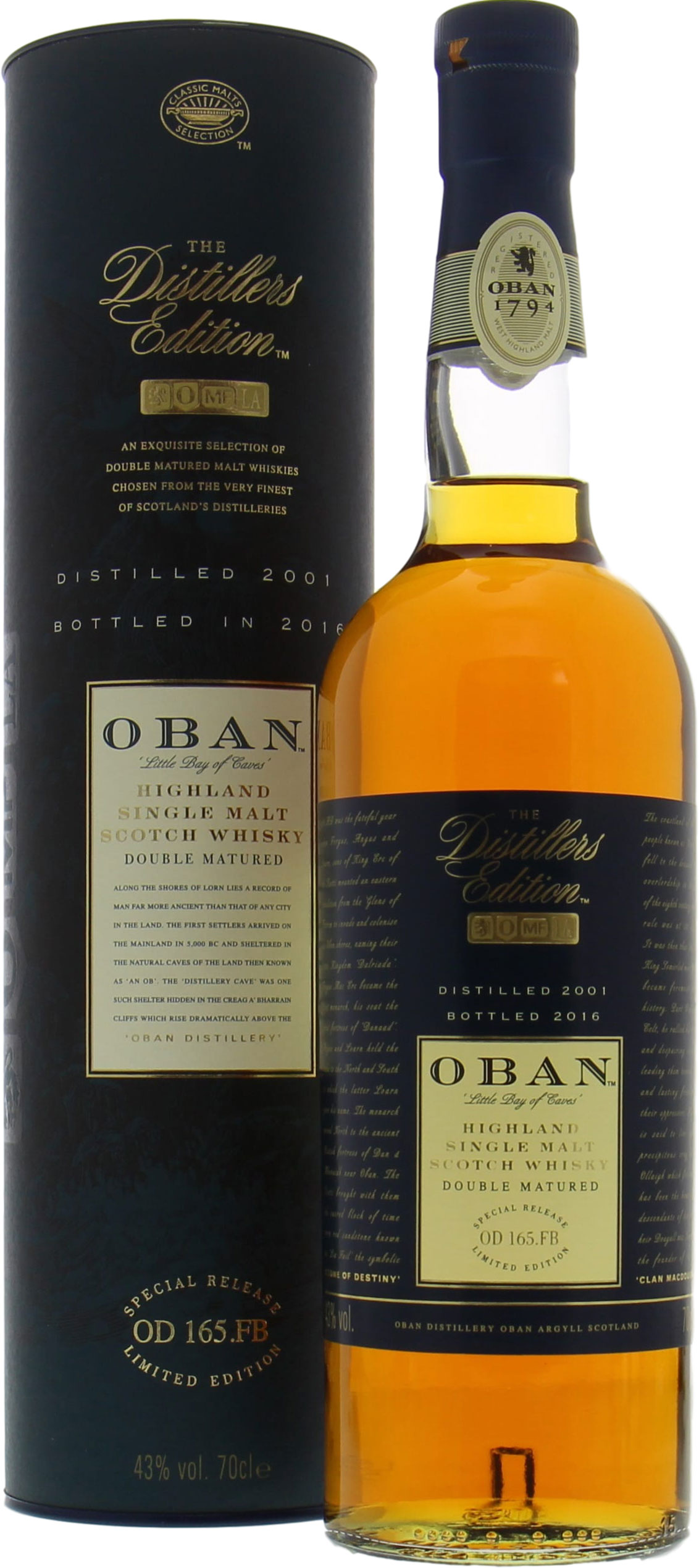 Oban - Distillers Edition 2016 43% nv In Original Container