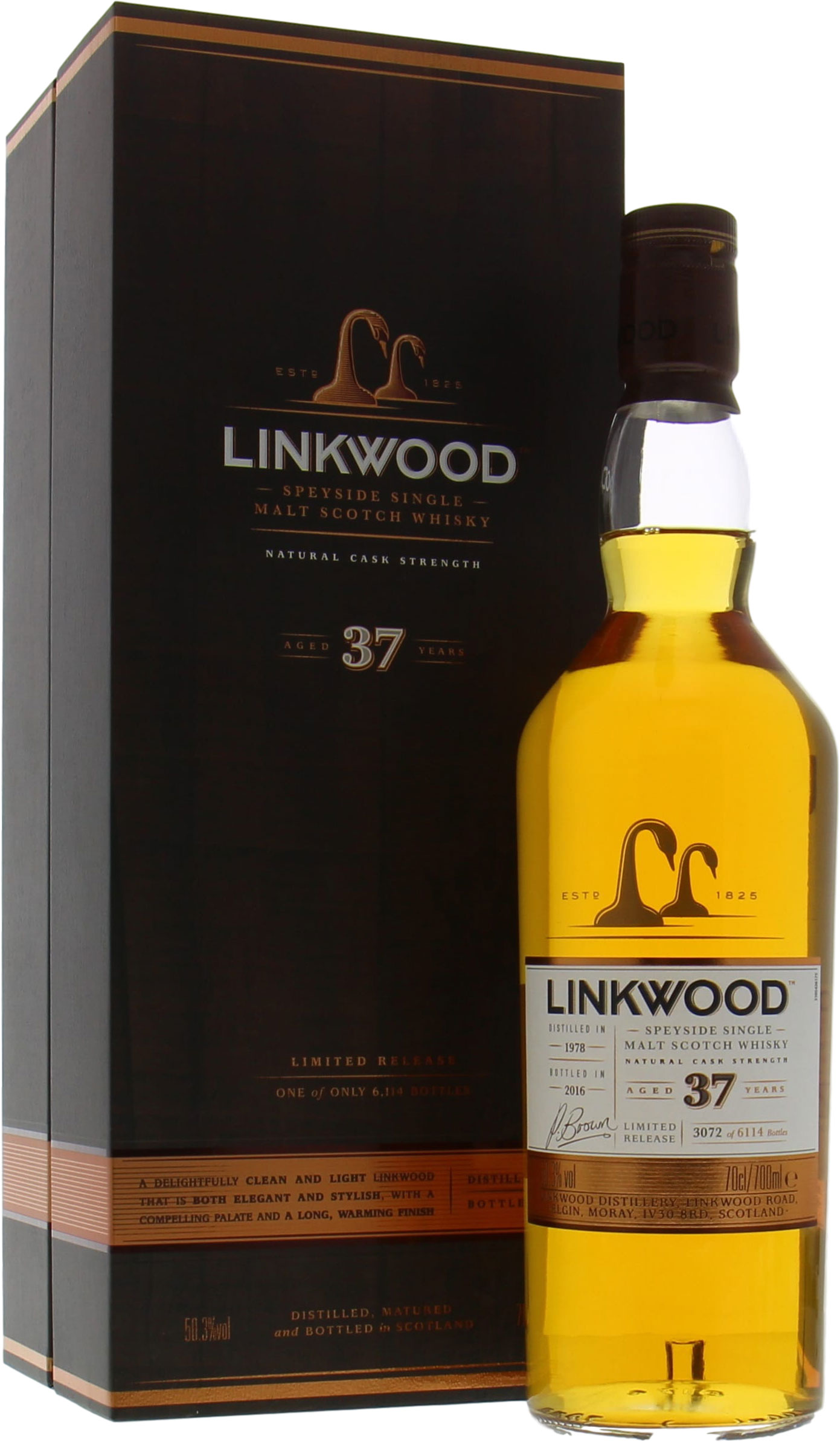 Linkwood - 37 Years Old Limited Release 2016 50.3% nv In Original Container