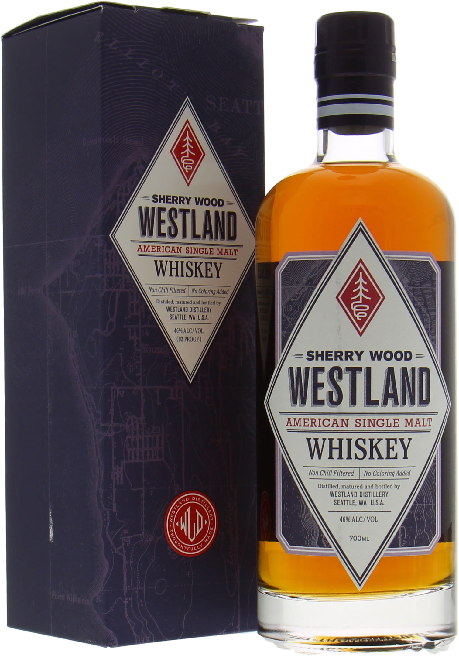 Westland Distillery - Sherry Wood 46% NV In Original Container