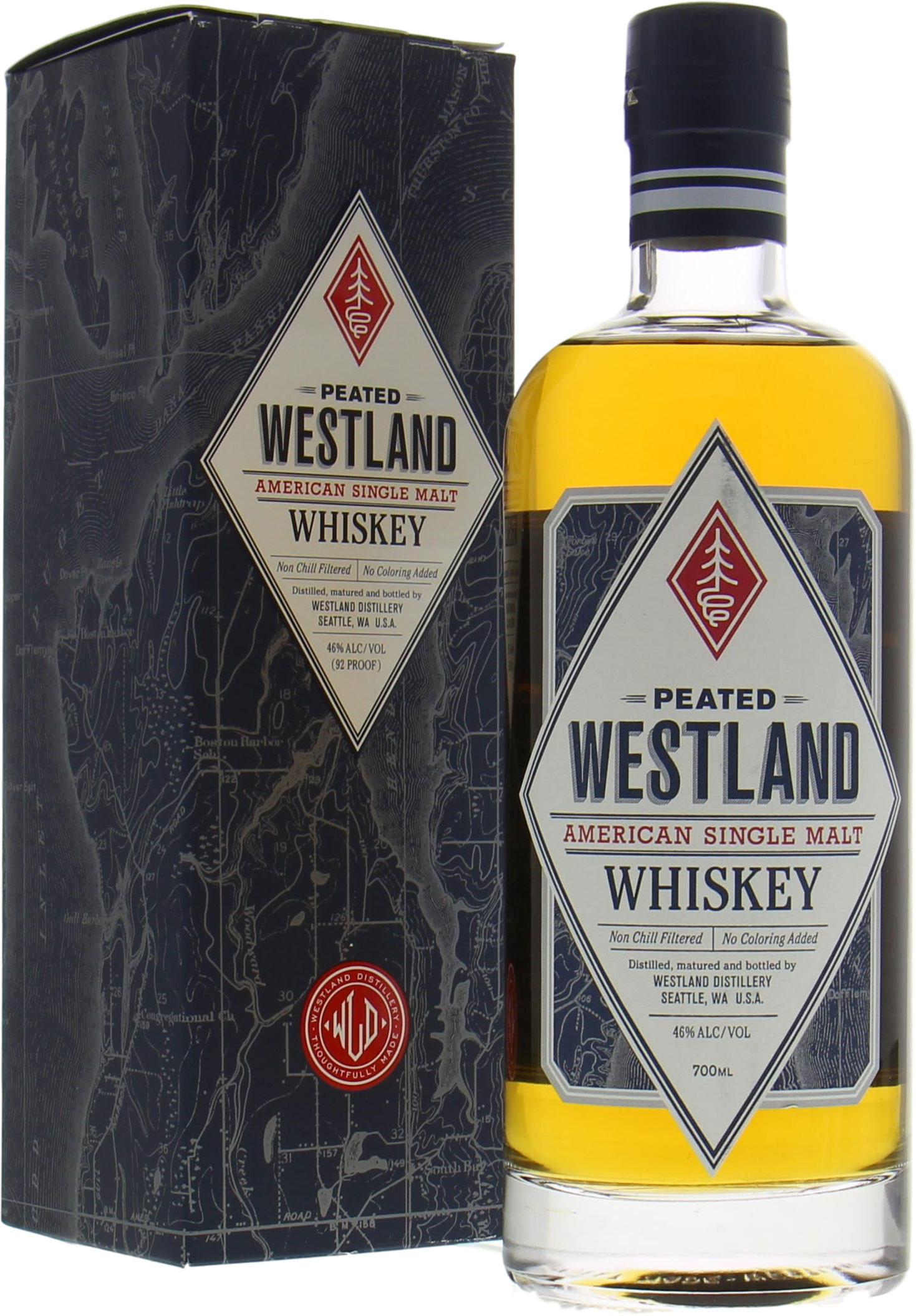 Westland Distillery - Peated 46% NV In Original Container