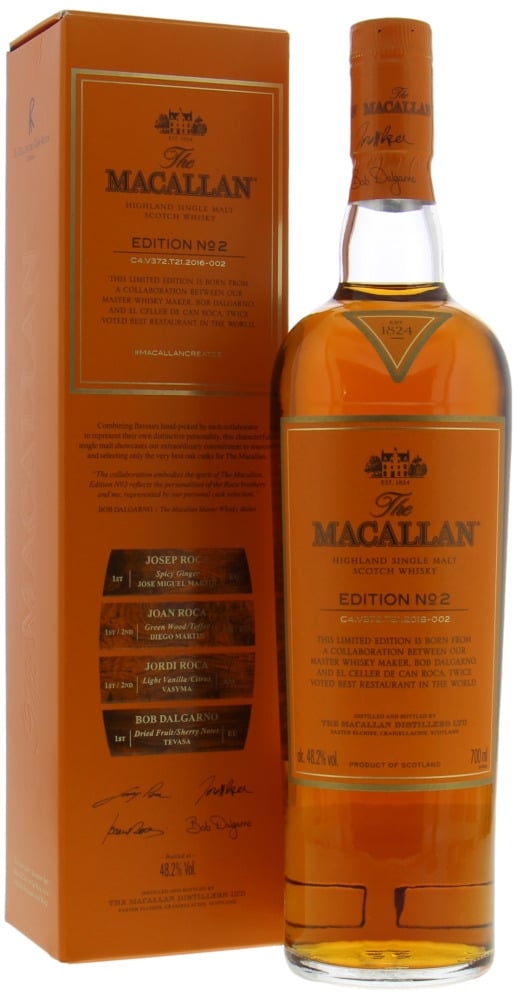 Macallan - Edition No.2 48.2% NV In Original Container