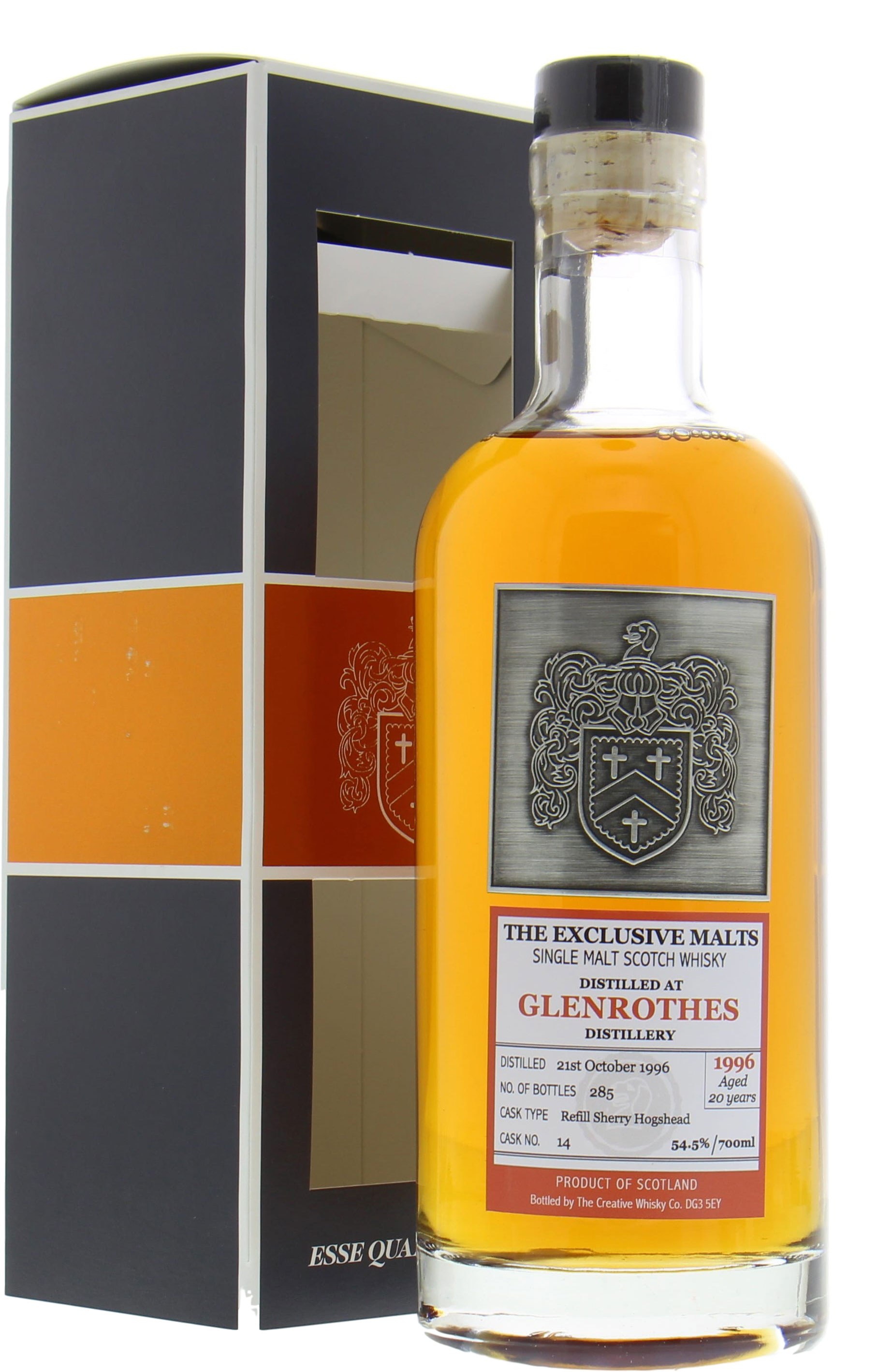 Glenrothes - 20 Years Old Creative Whisky Company Cask:14 54.5% 1996