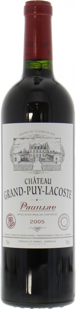 Chateau Grand Puy Lacoste - Chateau Grand Puy Lacoste 2005 Perfect