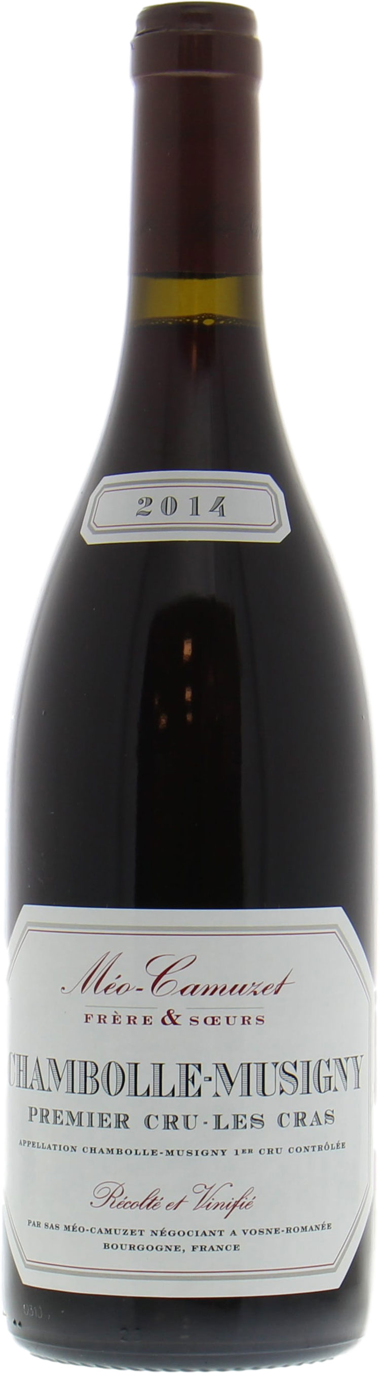 Meo Camuzet - Chambolle Musigny 1er cru les Cras 2014 Perfect
