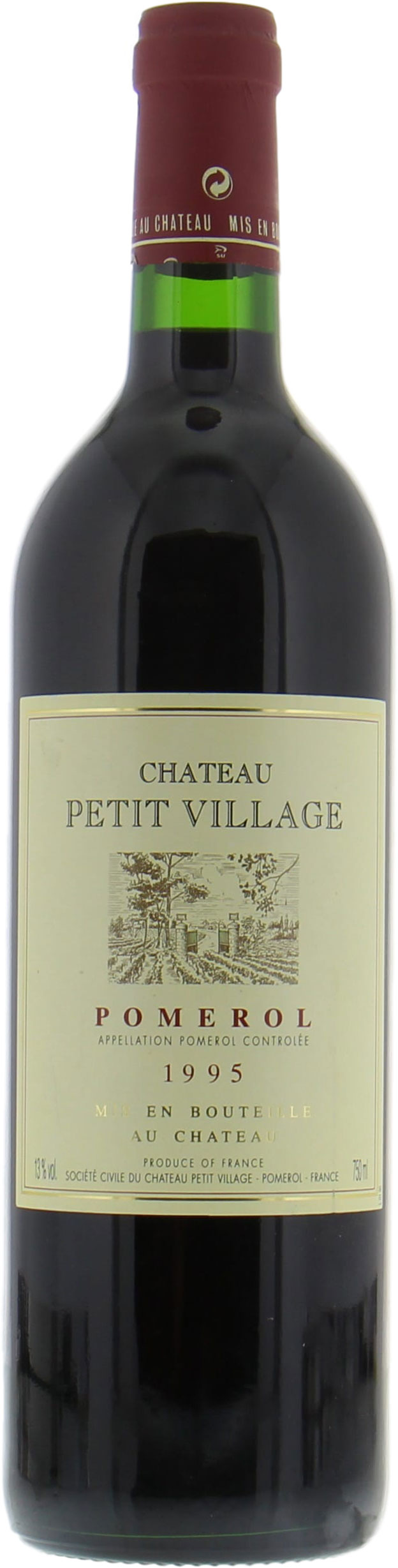 Chateau Petit Village - Chateau Petit Village 1995