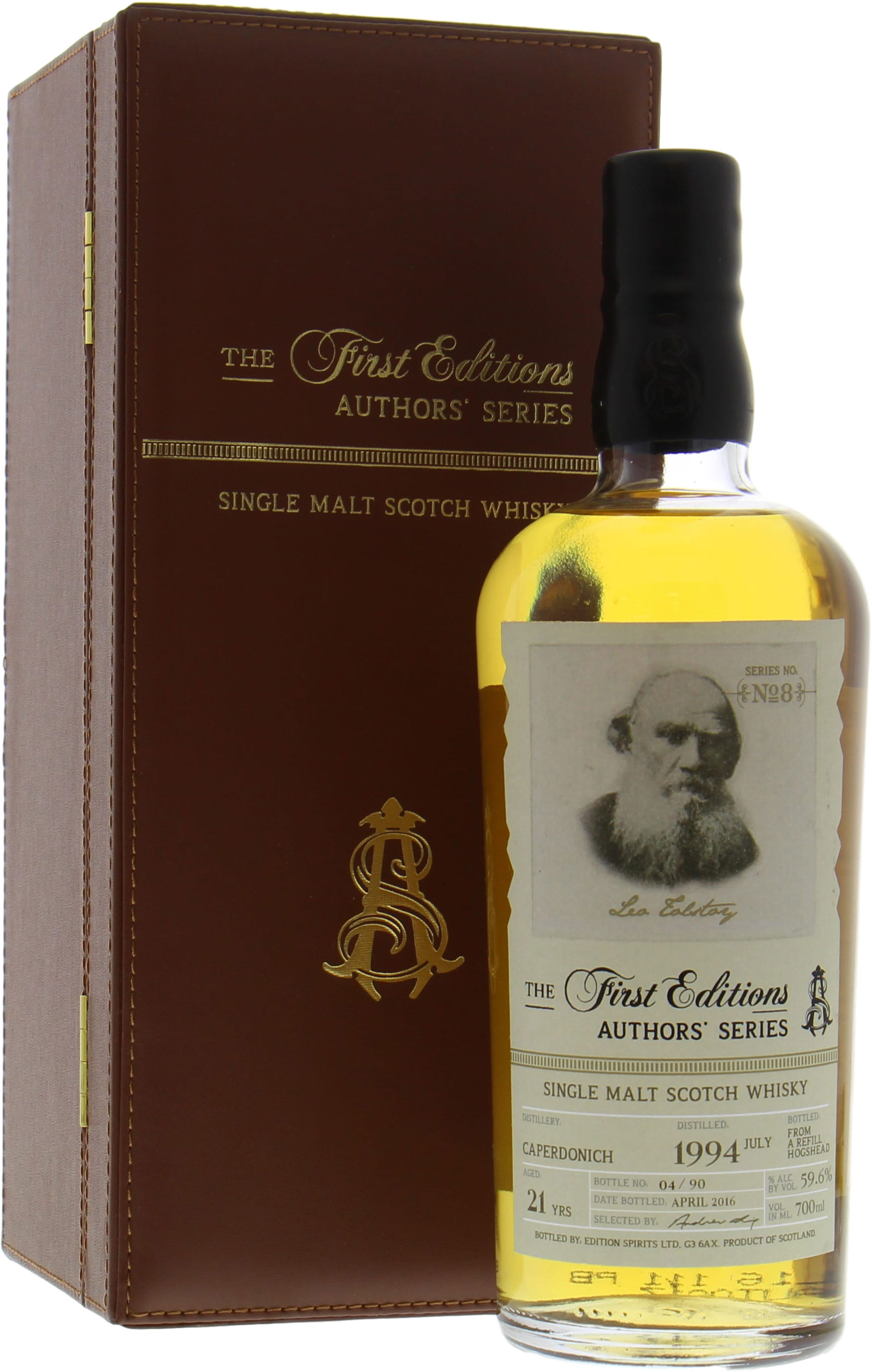 Caperdonich - 21 Years Old The First Editions Authors' Series 59.6% 1994 In Original Wooden Case