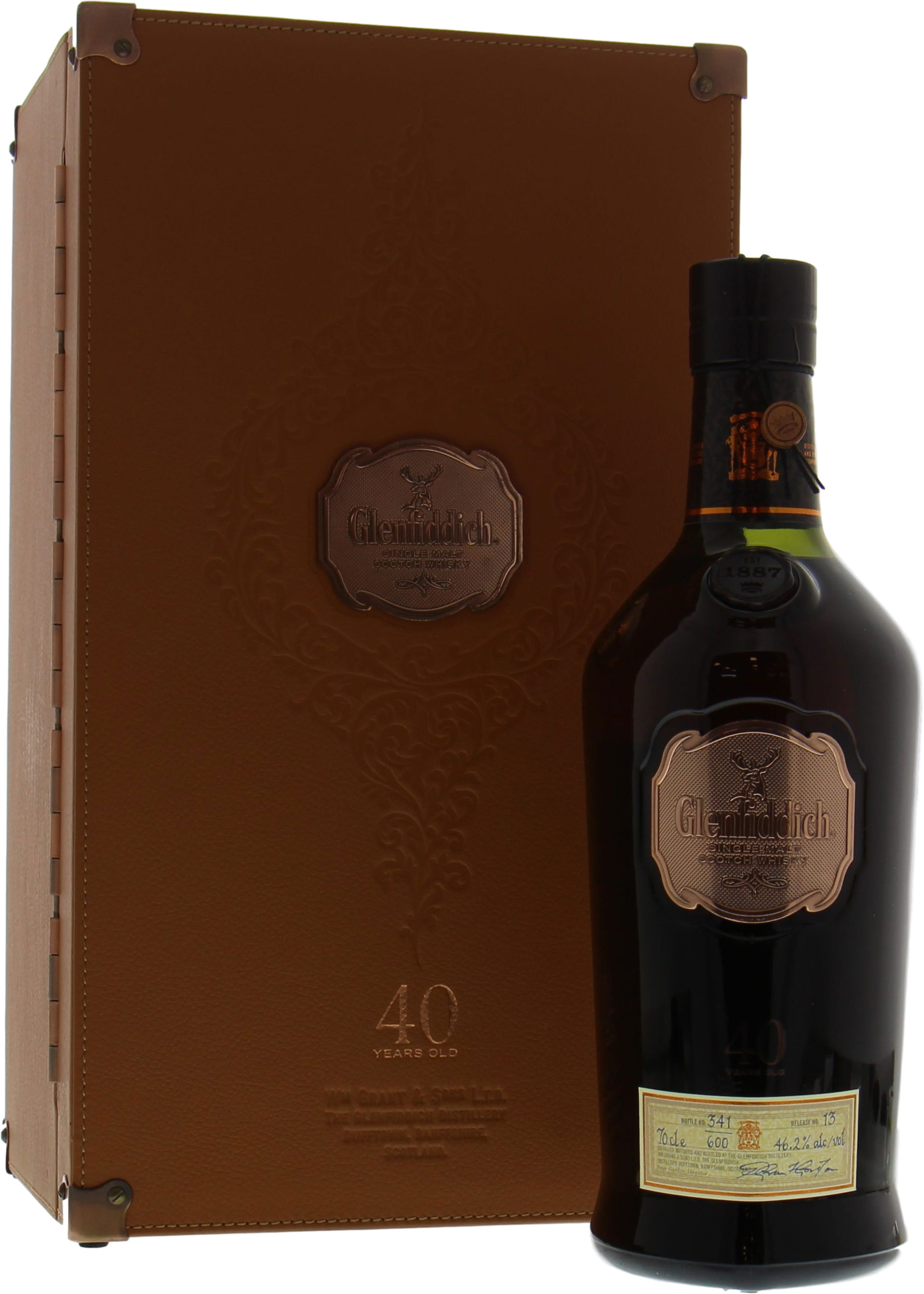 Glenfiddich - 40 Years Old  Release No.13 46.2% NV In Original Wooden Case