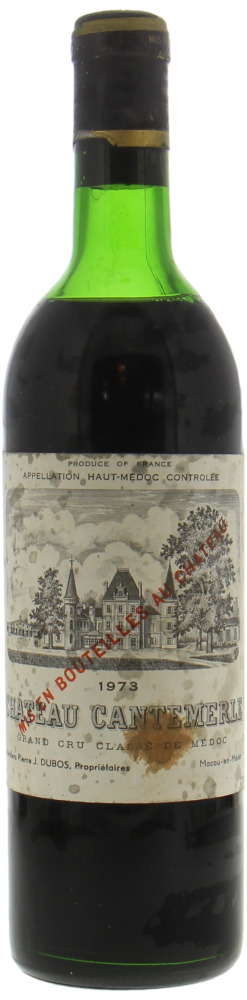Chateau Cantemerle - Chateau Cantemerle 1973 mid-high shoulder