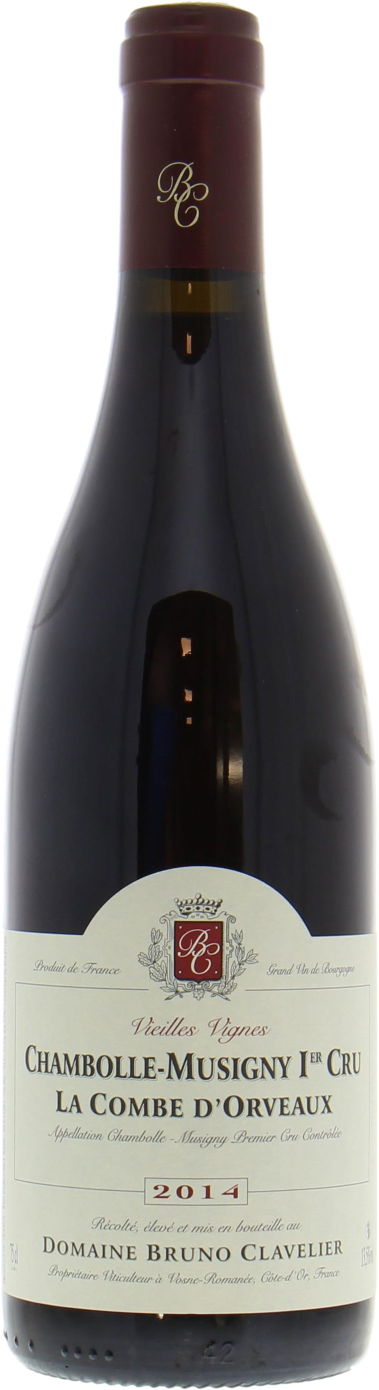 Bruno Clavelier - Chambolle Musigny La Combe D'Orveaux VV 2014 Perfect