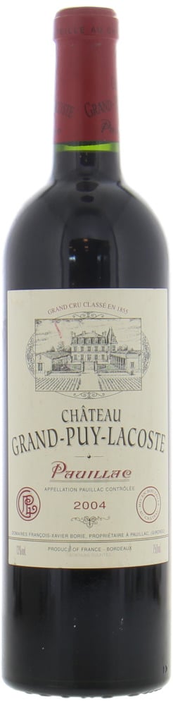Chateau Grand Puy Lacoste - Chateau Grand Puy Lacoste 2004 Perfect