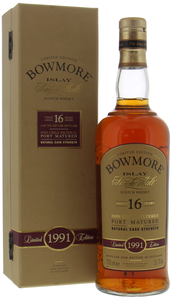 Bowmore - 16 Years Old 1991 Port Matured 53.1% 1991 In Original Container